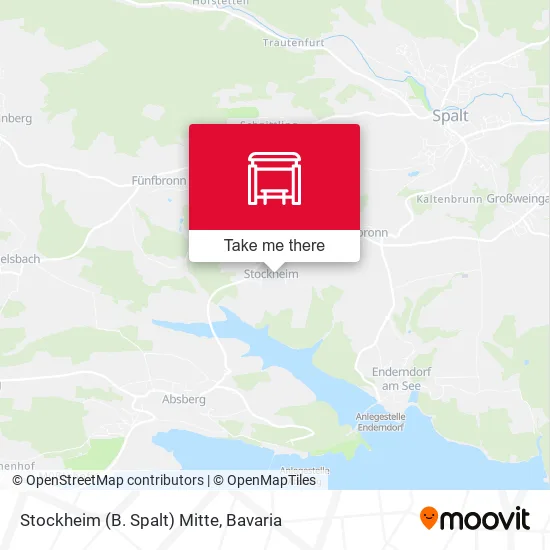 Карта Stockheim (B. Spalt) Mitte