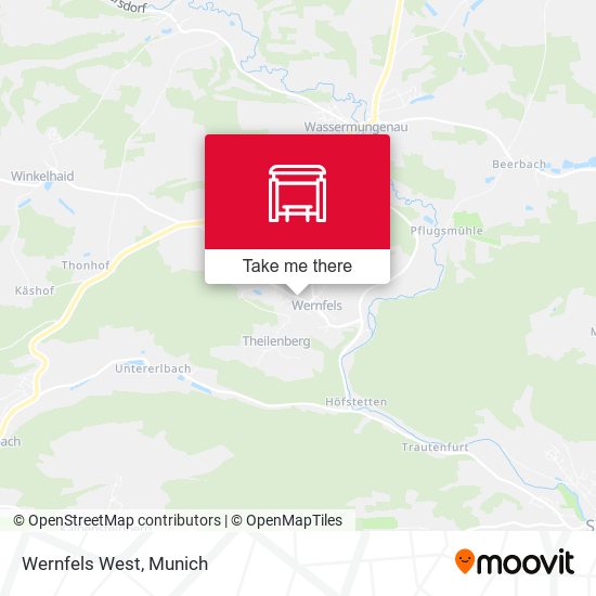 Карта Wernfels West