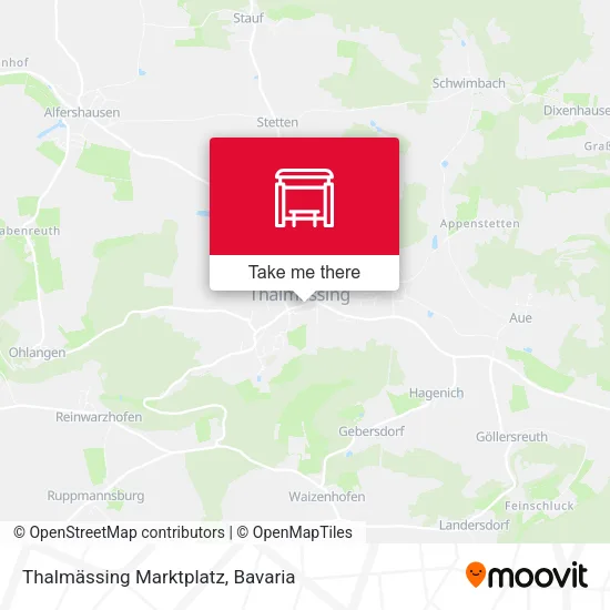Карта Thalmässing Marktplatz