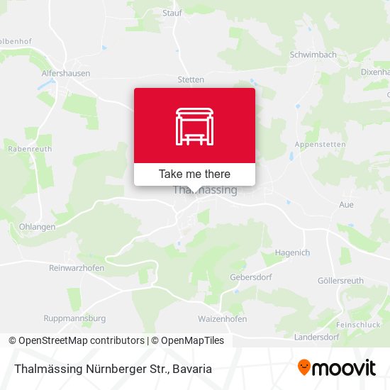 Thalmässing Nürnberger Str. map