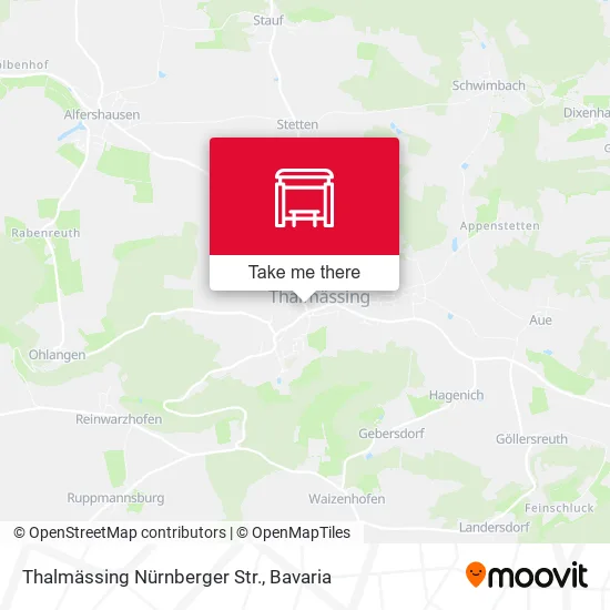 Карта Thalmässing Nürnberger Str.