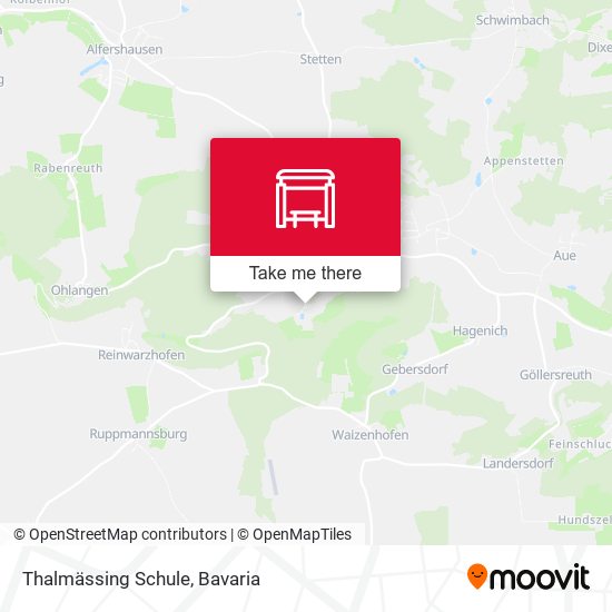 Thalmässing Schule map