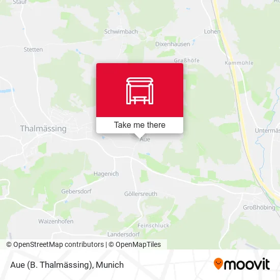 Карта Aue (B. Thalmässing)