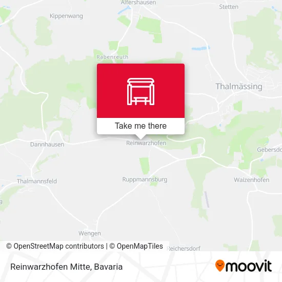 Карта Reinwarzhofen Mitte