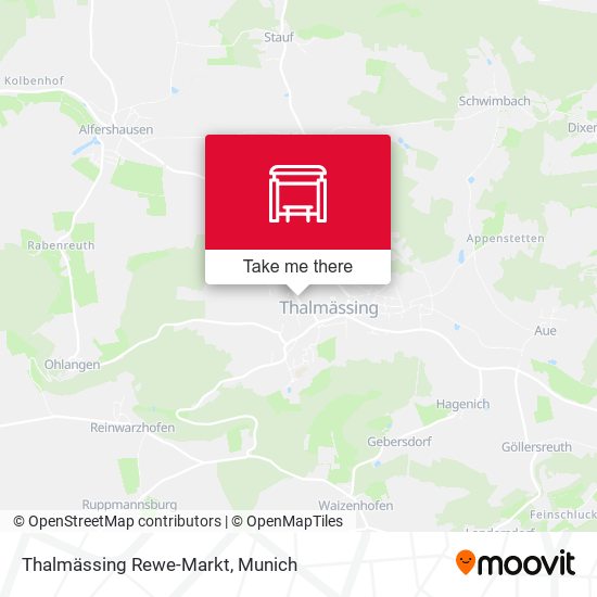 Thalmässing Rewe-Markt map