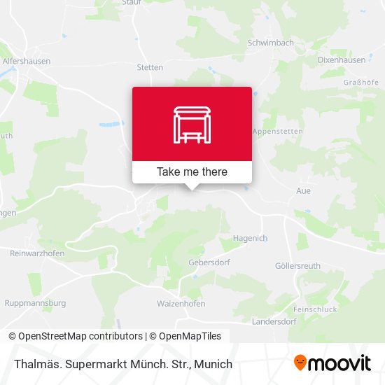 Thalmäs. Supermarkt Münch. Str. map