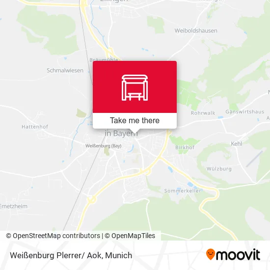 Карта Weißenburg Plerrer/ Aok