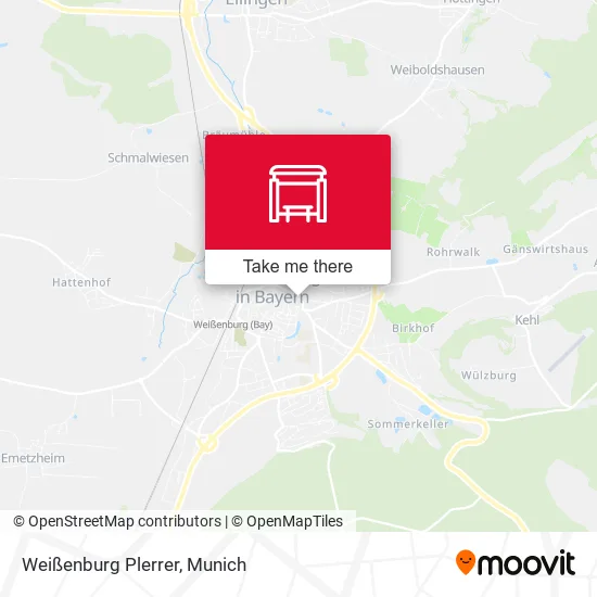 Карта Weißenburg Plerrer