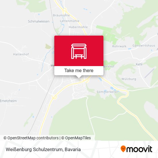 Карта Weißenburg Schulzentrum