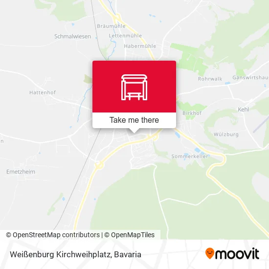 Карта Weißenburg Kirchweihplatz