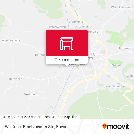 Карта Weißenb. Emetzheimer Str.