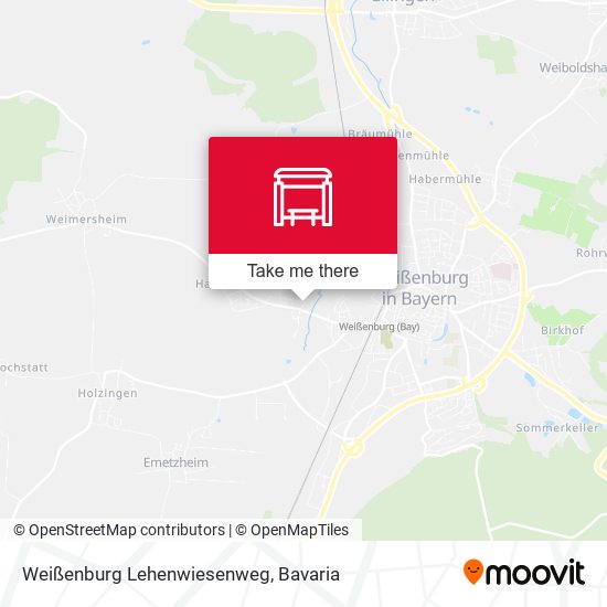 Weißenburg  Lehenwiesenweg map