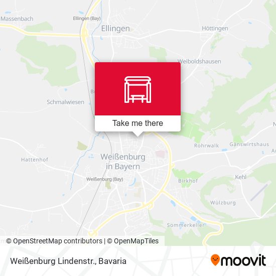 Weißenburg Lindenstr. map