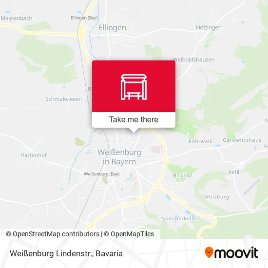 Карта Weißenburg Lindenstr.