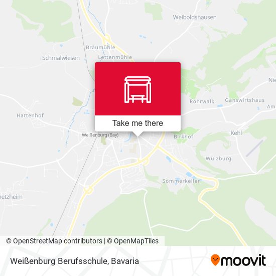 Карта Weißenburg Berufsschule