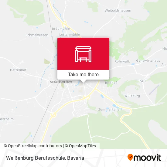 Карта Weißenburg Berufsschule