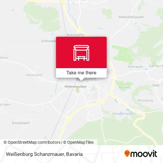 Карта Weißenburg Schanzmauer