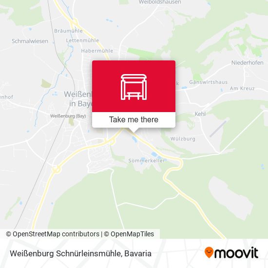 Weißenburg Schnürleinsmühle map