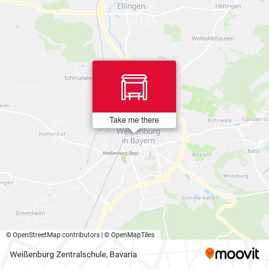 Weißenburg Zentralschule map