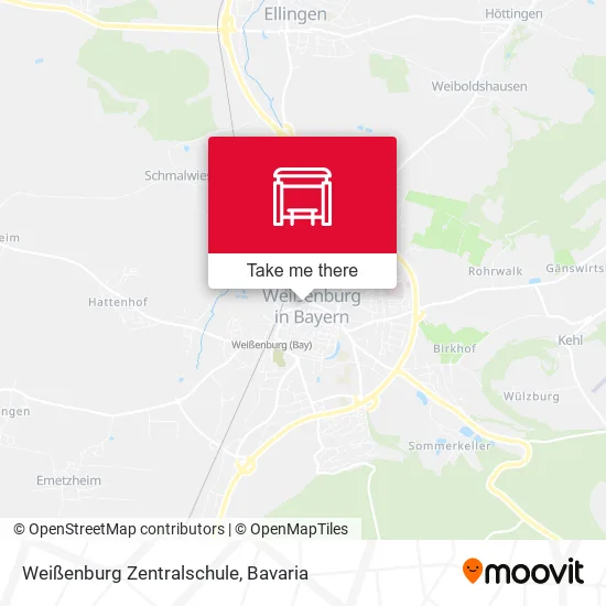 Карта Weißenburg Zentralschule