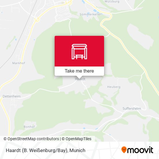 Haardt (B. Weißenburg/Bay) map
