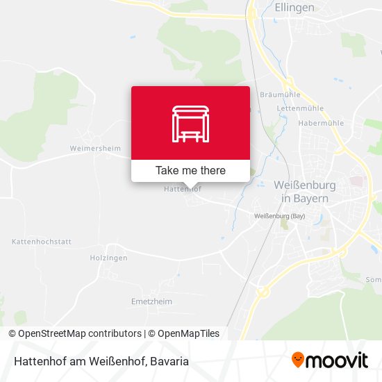 Hattenhof am Weißenhof map