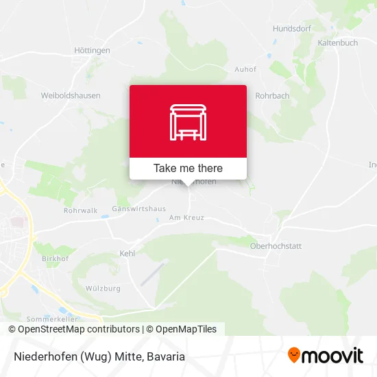 Карта Niederhofen (Wug) Mitte