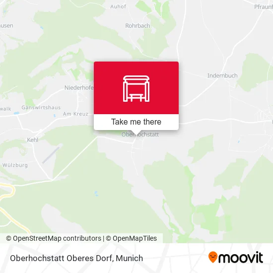 Карта Oberhochstatt Oberes Dorf