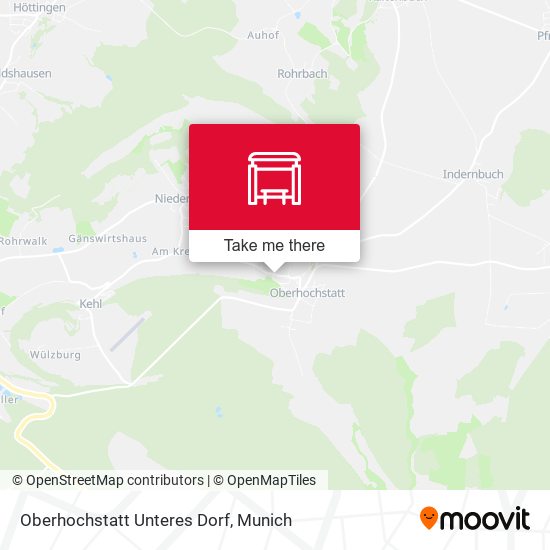 Oberhochstatt Unteres Dorf map