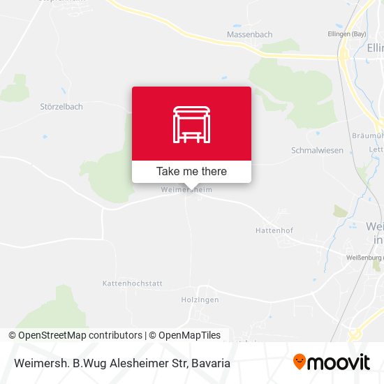 Weimersh. B.Wug Alesheimer Str map