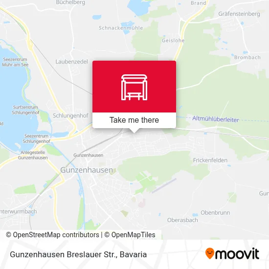 Gunzenhausen Breslauer Str. map