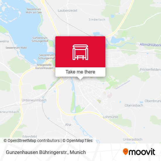 Gunzenhausen Bühringerstr. map