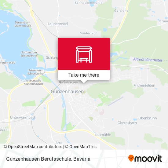 Gunzenhausen Berufsschule map