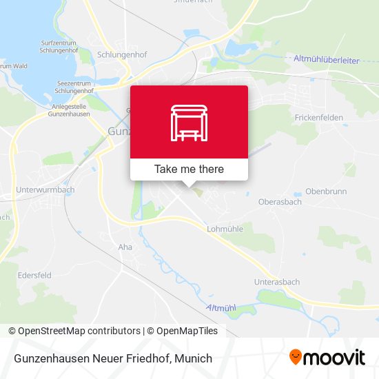 Gunzenhausen Neuer Friedhof map