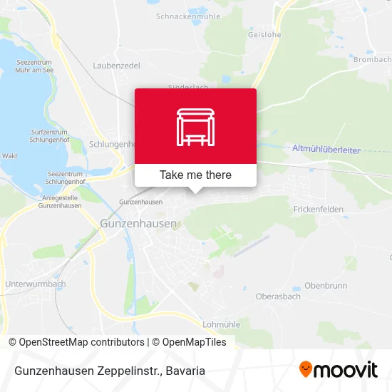 Gunzenhausen Zeppelinstr. map