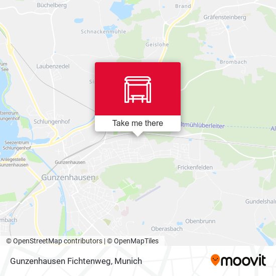 Gunzenhausen Fichtenweg map