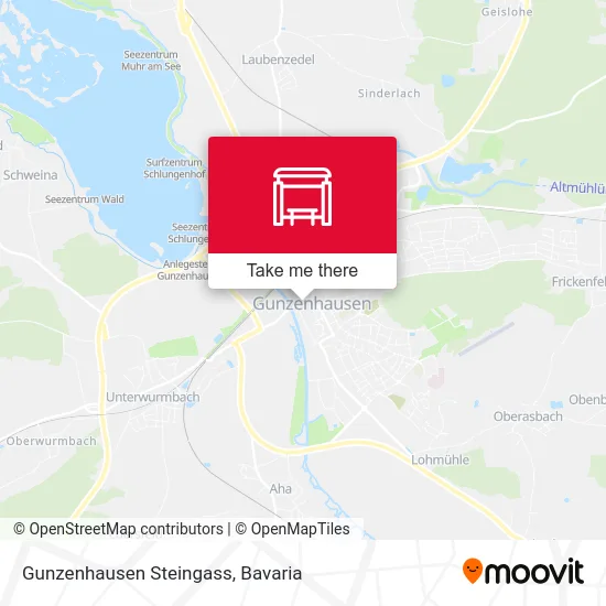 Карта Gunzenhausen Steingass