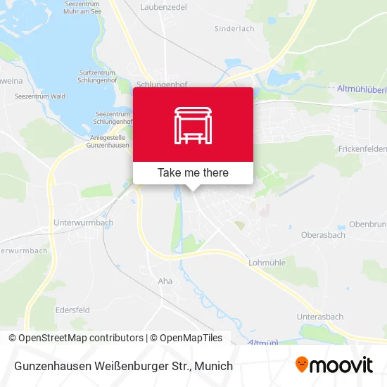 Карта Gunzenhausen Weißenburger Str.