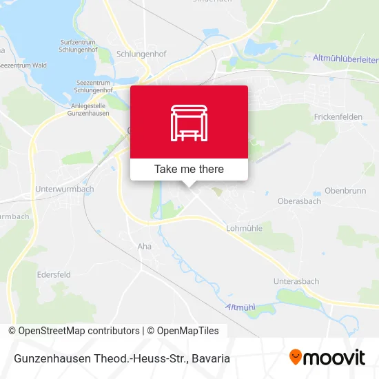 Карта Gunzenhausen Theod.-Heuss-Str.