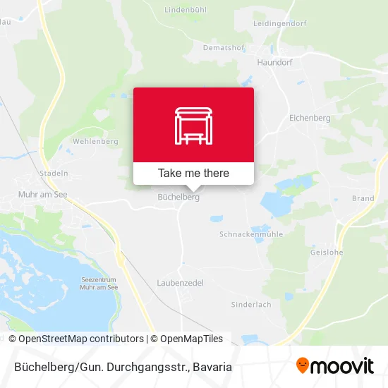 Карта Büchelberg/Gun. Durchgangsstr.