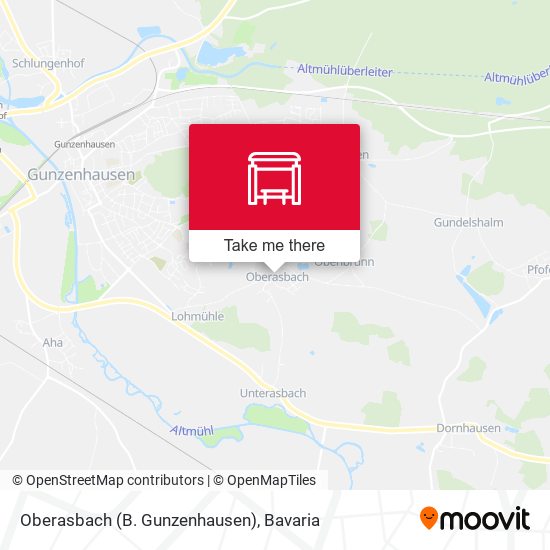 Oberasbach (B. Gunzenhausen) map