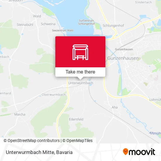 Карта Unterwurmbach Mitte