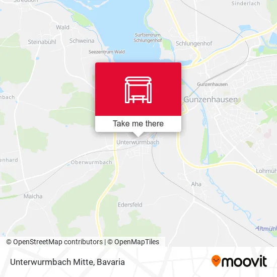 Карта Unterwurmbach Mitte