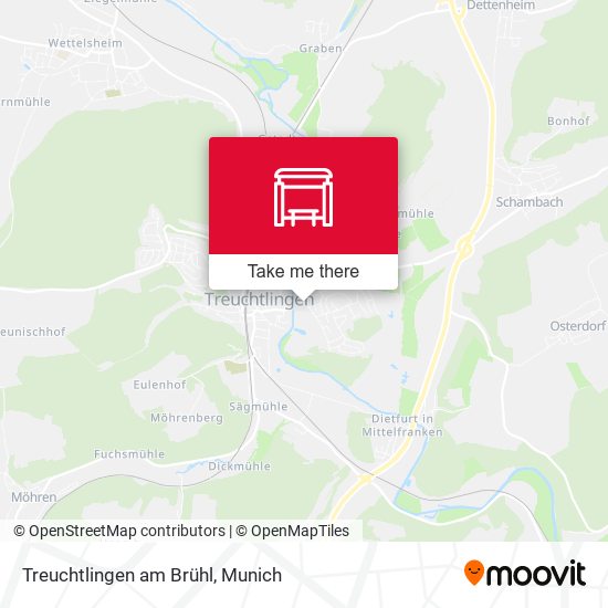 Treuchtlingen am Brühl map