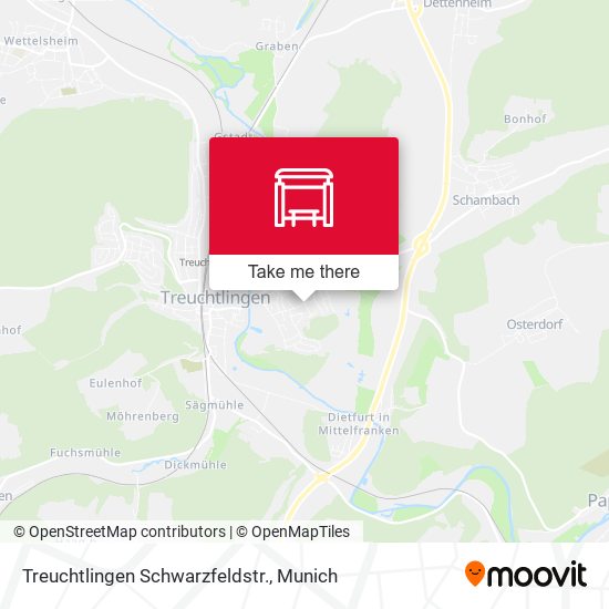 Treuchtlingen Schwarzfeldstr. map