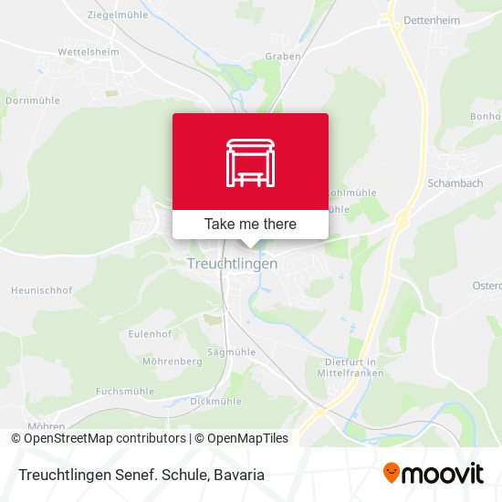Treuchtlingen Senef. Schule map