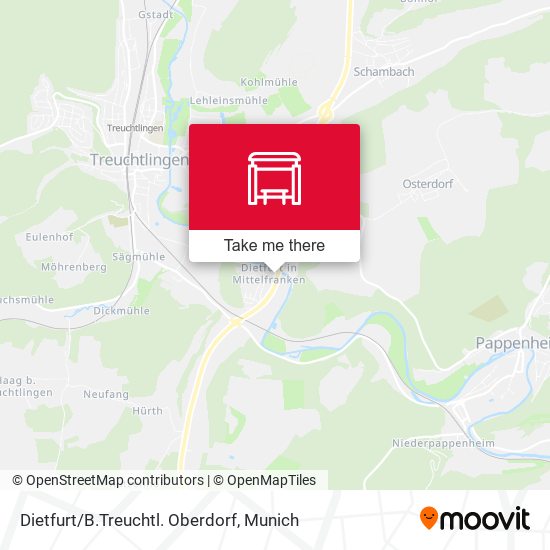 Dietfurt/B.Treuchtl. Oberdorf map