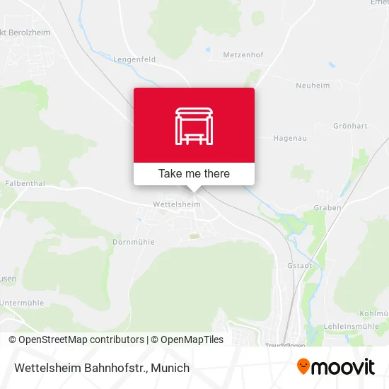Карта Wettelsheim Bahnhofstr.