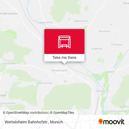 Карта Wettelsheim Bahnhofstr.