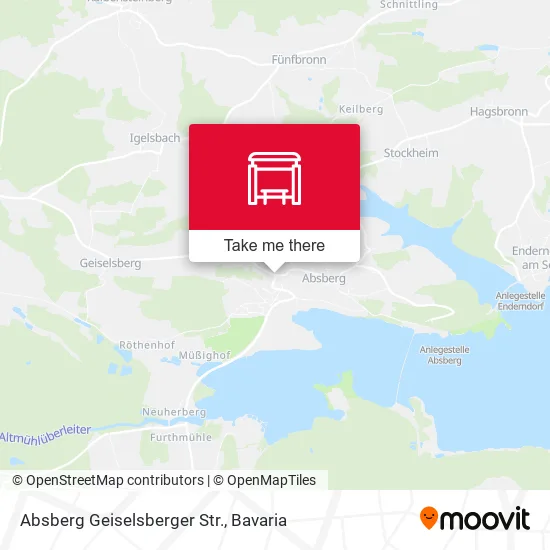 Карта Absberg Geiselsberger Str.
